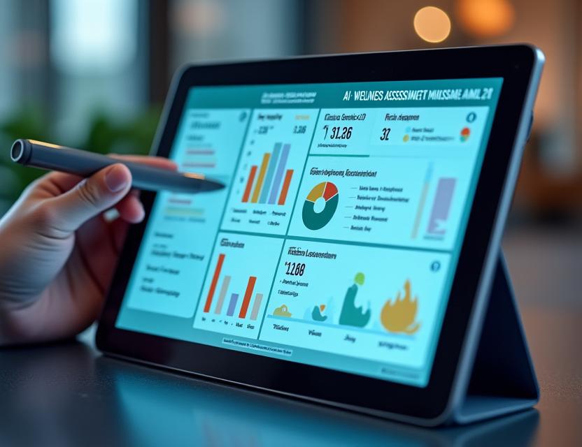 AI-powered wellness assessment interface